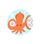 ゆるい海洋生物スタンプ（個別スタンプ：3）