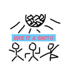 Give it a shot！！（個別スタンプ：1）