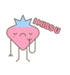 Cute stickers Strawberry and Blueberry（個別スタンプ：4）