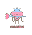 Cute stickers Strawberry and Blueberry（個別スタンプ：5）