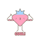 Cute stickers Strawberry and Blueberry（個別スタンプ：7）
