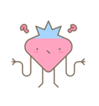 Cute stickers Strawberry and Blueberry（個別スタンプ：9）