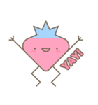 Cute stickers Strawberry and Blueberry（個別スタンプ：12）