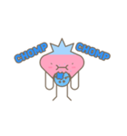 Cute stickers Strawberry and Blueberry（個別スタンプ：13）