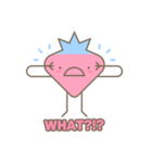 Cute stickers Strawberry and Blueberry（個別スタンプ：16）