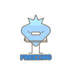 Cute stickers Strawberry and Blueberry（個別スタンプ：21）