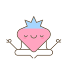 Cute stickers Strawberry and Blueberry（個別スタンプ：22）
