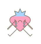 Cute stickers Strawberry and Blueberry（個別スタンプ：24）