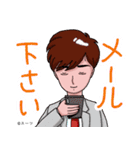 スーツ（背広）スタンプ（個別スタンプ：12）