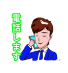 スーツ（背広）スタンプ（個別スタンプ：14）