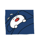 みみちぎれうさぎのスタンプ（個別スタンプ：3）