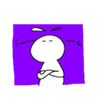 みみちぎれうさぎのスタンプ（個別スタンプ：10）