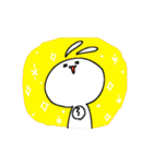 みみちぎれうさぎのスタンプ（個別スタンプ：22）