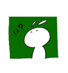 みみちぎれうさぎのスタンプ（個別スタンプ：28）