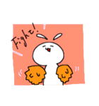 みみちぎれうさぎのスタンプ（個別スタンプ：33）