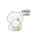 ねこちゃんとみつばち（個別スタンプ：19）