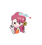 キュートなレディのさくらさん（個別スタンプ：16）