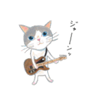 クレヨンでねこ。（個別スタンプ：14）