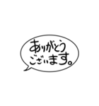 吹き出しメッセージ No,1 SASAYAN（個別スタンプ：2）