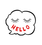 ふきだしfaceスタンプ（個別スタンプ：1）