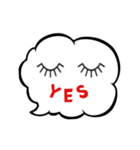 ふきだしfaceスタンプ（個別スタンプ：3）