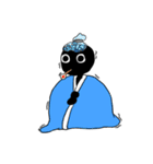 真っ黒さん（個別スタンプ：21）