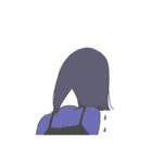 横顔乙女（個別スタンプ：13）