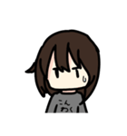 無気力な女の子のスタンプ（個別スタンプ：6）