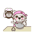 乙女犬ラリ＆マロ［ラブ＆仲良し編］（個別スタンプ：5）