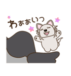 乙女犬ラリ＆マロ［ラブ＆仲良し編］（個別スタンプ：22）