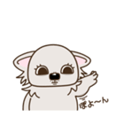 乙女犬ラリ＆マロ［ラブ＆仲良し編］（個別スタンプ：28）