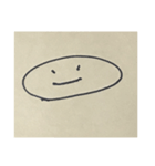 なんか分かんない〈横に長いキャラクター〉（個別スタンプ：4）