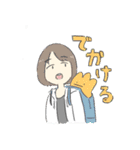 みみみっつうさぎと女の子（個別スタンプ：5）