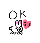 ウサギのラブ❤️（個別スタンプ：9）