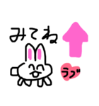 ウサギのラブ❤️（個別スタンプ：15）