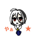 自由な少女（笑）（個別スタンプ：1）