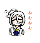 自由な少女（笑）（個別スタンプ：3）