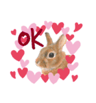 うさぎ リアル rirapiripaku2（個別スタンプ：34）
