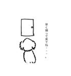 可愛いチワプーの黒丸ちゃん！イラスト版（個別スタンプ：14）