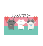 カラフルねこ＊日常会話＊（個別スタンプ：6）