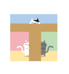 カラフルねこ＊日常会話＊（個別スタンプ：17）