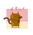 カラフルねこ＊日常会話＊（個別スタンプ：24）