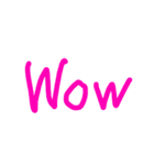 手書き文字と絵です（個別スタンプ：9）
