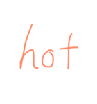 手書き文字と絵です（個別スタンプ：20）