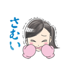 女の子が使いやすいスタンプ（家族用）（個別スタンプ：35）