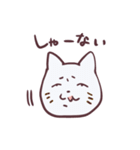 シュールな塩顔ネコ【キモカワ】（個別スタンプ：28）