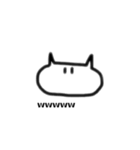 ねこのシンプルなスタンプ(改訂版)（個別スタンプ：5）