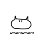 ねこのシンプルなスタンプ(改訂版)（個別スタンプ：6）