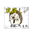 法律家のハリネズミ いっしん君（個別スタンプ：9）