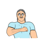 文字なし おじいさん（個別スタンプ：16）